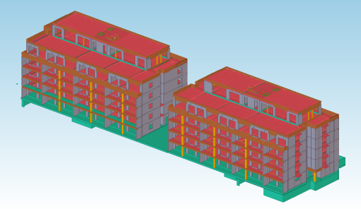 Seamount Rise – Malahide, luxury coastal development featuring 76 exclusive apartments. Customized top-floor layouts with sea views. Precast was responsible for the BIM design and structural calculations for the precast elements.