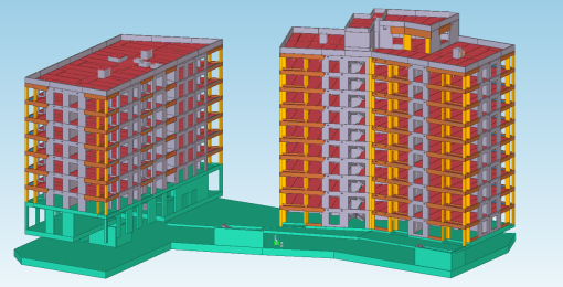 East Wall Road - Model Tekla - Precast BIM