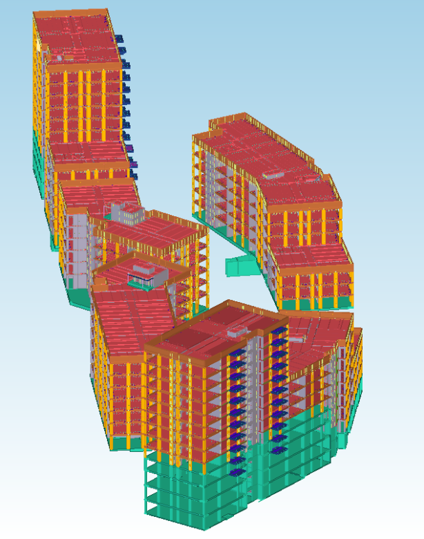 Ormond 8th Lock Precast Tekla Structures Model